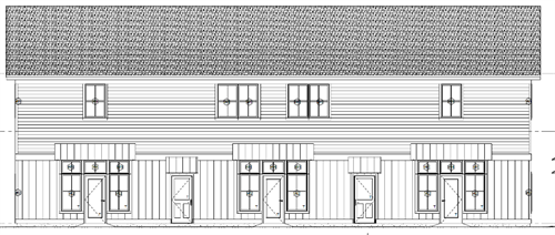 Mixed Use Building (Facing Parking Lot) - Coming in Fall 2027