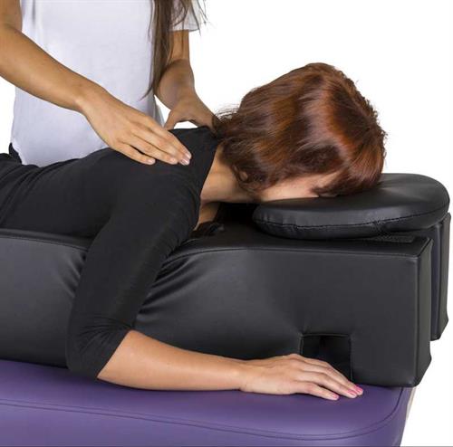 Pregnancy cushion available for prenatal massage