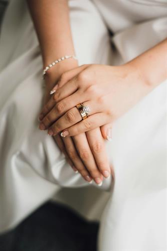 Maine Wedding hands 