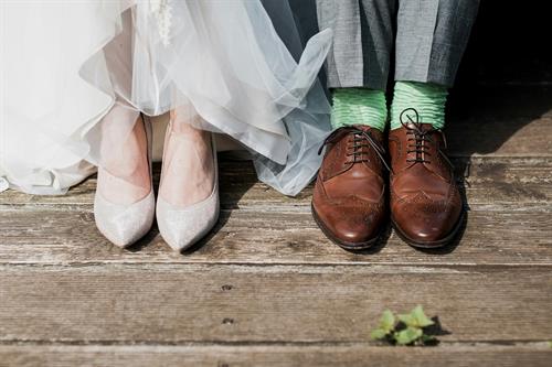 Maine Wedding Feet 