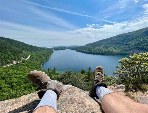 Maine Hikers feet 