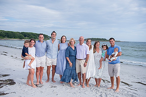 goose rocks beach family portrait