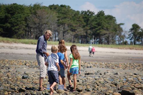 Laudholm Beach is an ever-changing and fun learning environment.