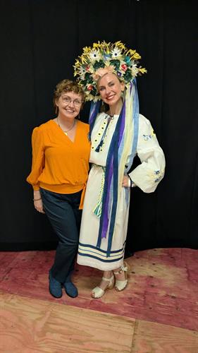 2025 Partners for World Health Blur Wrap Runway - Ukrainian Costume