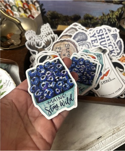 Stick to Maine with these beautiful locally designed Maine stickers.