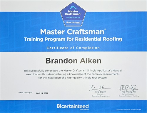 CertainTeed certified installer credentials 2026