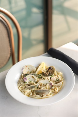 Linguini with Clams - garlic, crushed red pepper, white wine, parsley