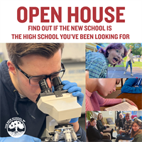 Open House for 8th Graders and High Schoolers