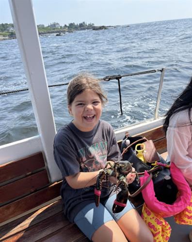 Children learning to be a lobsterman