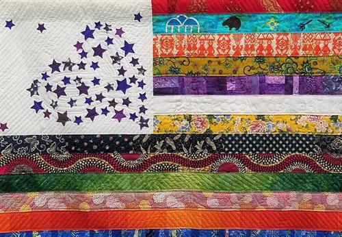 "My American Flag" quilt