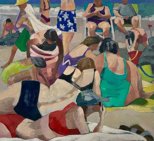 Jayne Adams "Kaleidoscope"  Oil on Panel