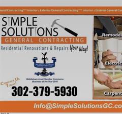 Simple Solutions General Contracting Simple Solutions General Contracting