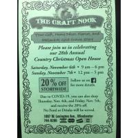 Craft Nook - 28th Annual Country Christmas Open House