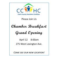 Clark County Homeless Coalition Chamber Breakfast