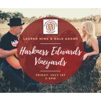 Lauren Mink & Dale Adams at Harkness Edwards Vineyards