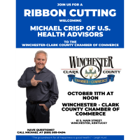 Ribbon Cutting Welcoming Michael Crisp of U.S. Health Advisors