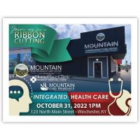 Chamber Ribbon Cutting at Mountain Comprehensive Care Center