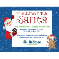 Pictures with Santa (for Kids and Pets)