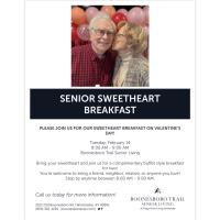 Senior Sweetheart Breakfast at Boonesboro Trail Senior Living 