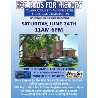 Hot Rods for History / Clark County - Winchester Heritage Commission