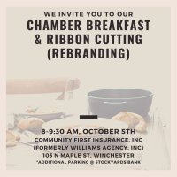 Chamber Breakfast & Ribbon Cutting (Rebranding) - Community First Insurance, Inc