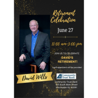 Retirement Celebration for David Wills of Community Trust Bank