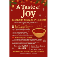 A Taste of Joy Community Chili & Soup Luncheon