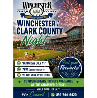 Winchester-Clark County Night at Legends Park