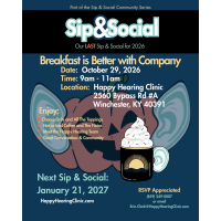 Happy Hearing Clinic Sip & Socialize