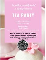 Sterling Meadows Assisted Living Tea Party