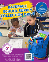 Backpack & School Supply Drive Now Underway at the Northern Middlesex YMCA
