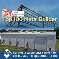 Pat Munger Construction Company, Inc., Recognized as Top 100 Metal Builder in North America for 2025