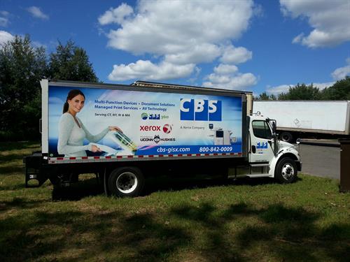 Our CBS Delivery Trucks... Keep your eye out for us!