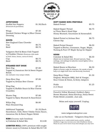Menu August 2020 Menu August 2020