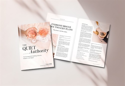 The Quiet Authority by Tracy Gibb: the framework for building authority, freedom and legacy