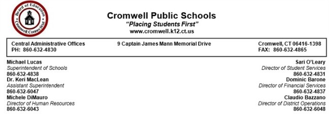 Cromwell Board Of Education