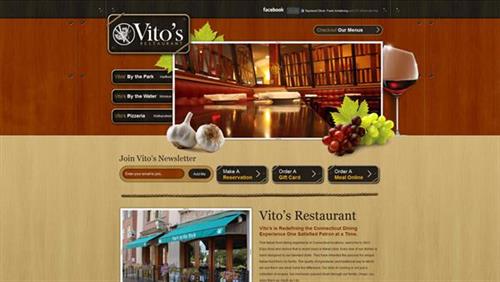 One of our clients, Vito's, a local CT restaurant.