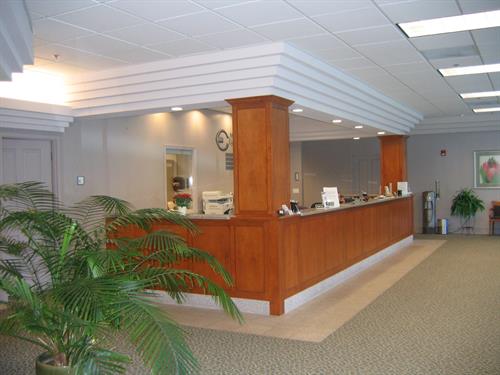 Front Reception area