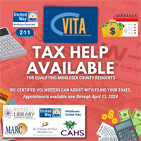 Tax Assistance Available for Middlesex County Residents