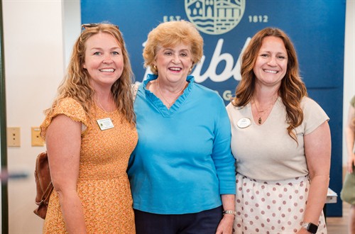 Visit Dublin GA Executive Director Miriam Lewis with community friends.