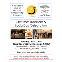 Swedish Club of Houston: Christmas Traditions & Lucia Day Celebration