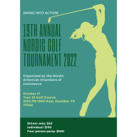 SACC Houston: The 19th Annual Nordic American Chamber of Commerce Golf Tournament 