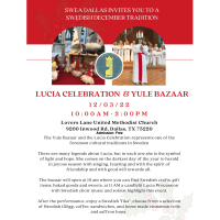 SWEA Dallas: Inviting you to Lucia Celebration & Yule bazaar