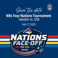 SACC Austin: NHL 4 Nations Face-Off - Sweden vs. USA