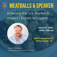 SACC Austin: Real Swedish Meatballs & Speaker (Lunch Event)