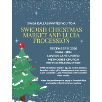 SWEA Dallas: Swedish Christmas Market and Traditional Lucia Procession