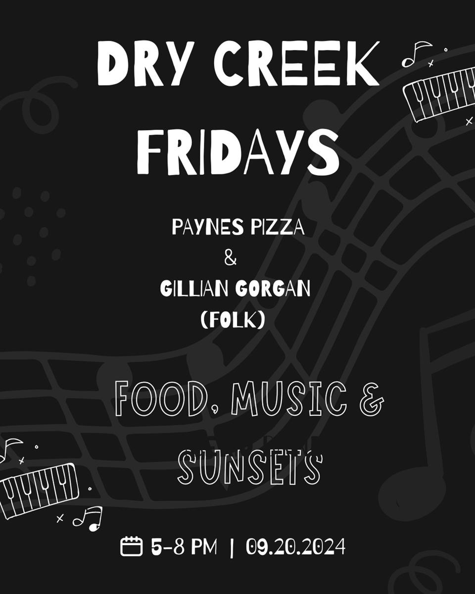 Dry Creek Fridays at The Bar - Mar 21, 2025 to Dec 19, 2025 - --events ...