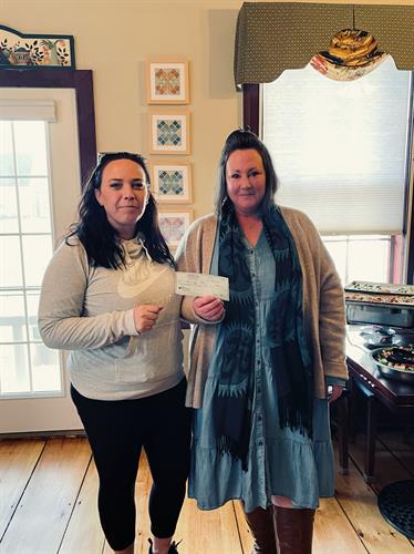 Agent Alyssa Van Dine Presented the Paul School in Wakefield NH with a Donation!