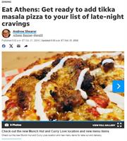 Eat Athens: Get ready to add tikka masala pizza to your list of late-night cravings