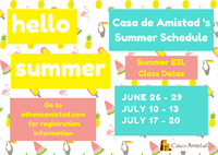 Casa de Amistad Holding Three ESL Summer Camps for Adults